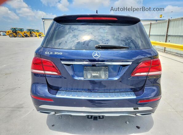 4JGDA5JB0JB201295 2018 MERCEDES-BENZ GLE350 Blue უკანა ხედი