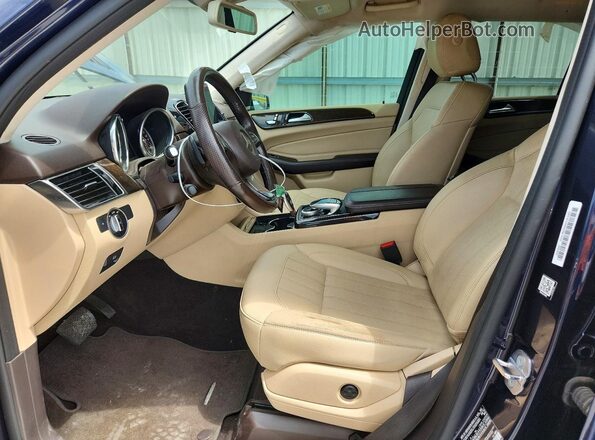 4JGDA5JB0JB201295 2018 MERCEDES-BENZ GLE350 Blue წინა სალონის ხედი