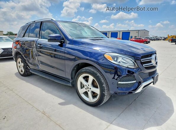 4JGDA5JB0JB201295 2018 MERCEDES-BENZ GLE350 Blue წინა მარჯვენა