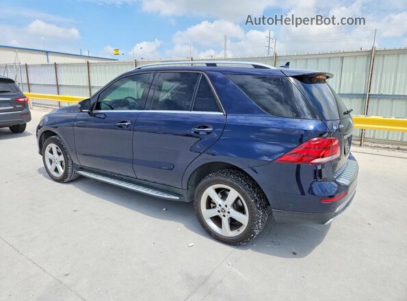4JGDA5JB0JB201295 2018 MERCEDES-BENZ GLE350 Blue უკანა მარცხენა