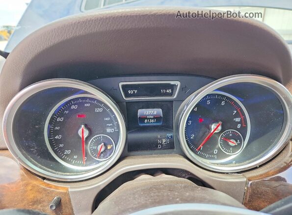 4JGDA5JB0JB201295 2018 MERCEDES-BENZ GLE350 Blue ხელსაწყოთა პანელის ხედი