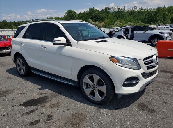 4JGDA5JB1JB117079 2018 MERCEDES-BENZ GLE White Przód prawy