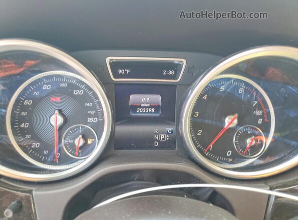 4JGDA5JB1JB117079 2018 MERCEDES-BENZ GLE White Widok zestawu wskaźników