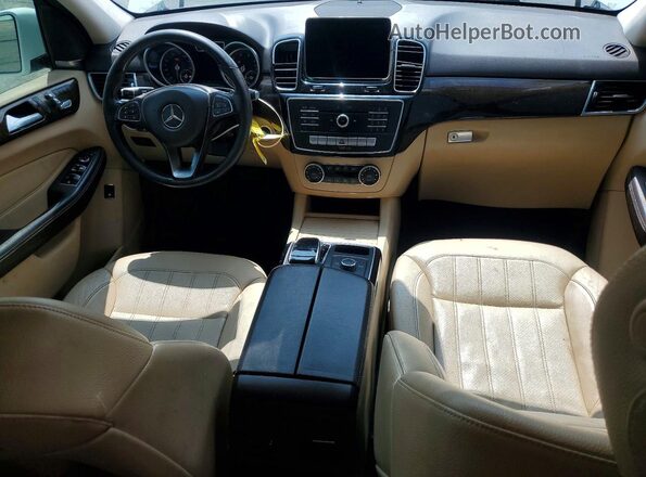 4JGDA5JB1JB117079 2018 MERCEDES-BENZ GLE White Widok deski rozdzielczej