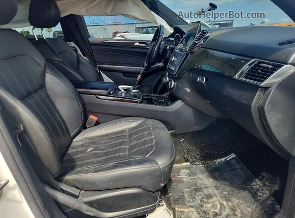 4JGDA5JB1JB149871 2018 MERCEDES-BENZ GLE Белый Вид салона спереди