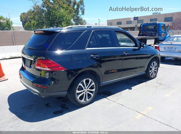 4JGDA5JB2GA634552 2016 MERCEDES-BENZ GLE 350 Black Tył prawy