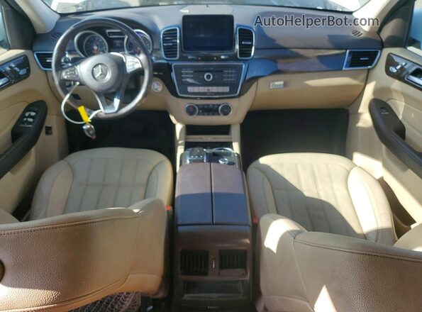 4JGDA5JB2GA749622 2016 MERCEDES-BENZ GLE White Widok deski rozdzielczej