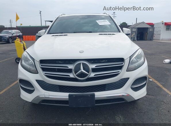 4JGDA5JB2HA835501 2017 MERCEDES-BENZ GLE 350 White Vista del cuadro de instrumentos