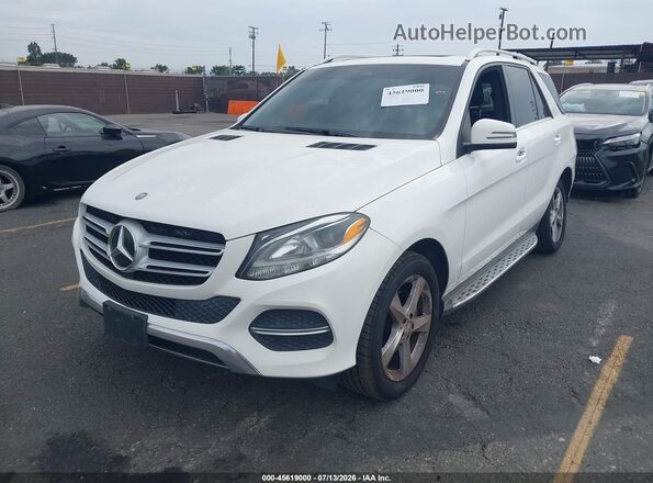 4JGDA5JB2HA835501 2017 MERCEDES-BENZ GLE 350 White Vista tres cuartos delantera izquierda