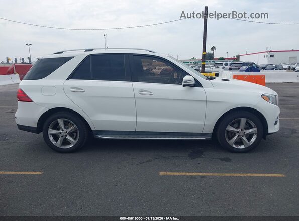 4JGDA5JB2HA835501 2017 MERCEDES-BENZ GLE 350 White Vista interior trasera