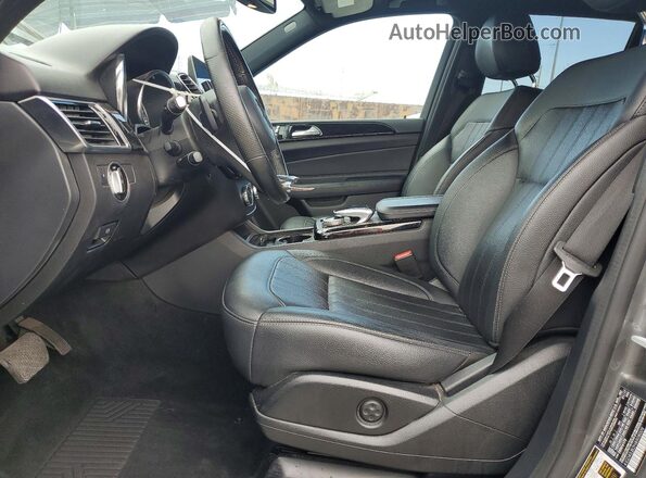 4JGDA5JB2HA908009 2017 MERCEDES-BENZ GLE Gray წინა პანელის ხედი