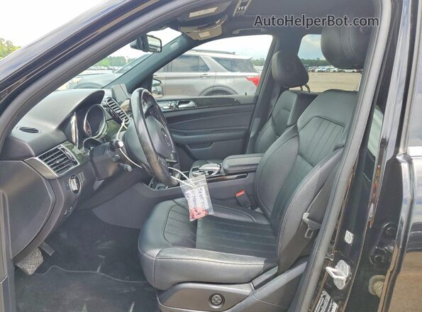 4JGDA5JB2HA993482 2017 MERCEDES-BENZ GLE Black წინა სალონის ხედი