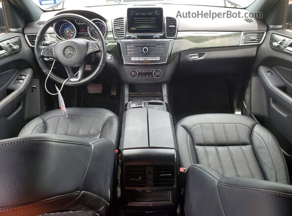 4JGDA5JB2HA993482 2017 MERCEDES-BENZ GLE Black წინა პანელის ხედი