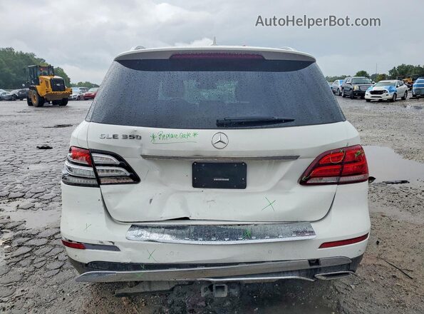 4JGDA5JB2HA994731 2017 MERCEDES-BENZ GLE White Вид ззаду