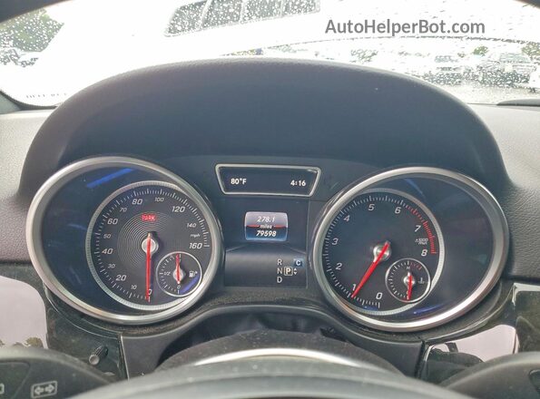 4JGDA5JB2HA994731 2017 MERCEDES-BENZ GLE White Вид щитка приладів