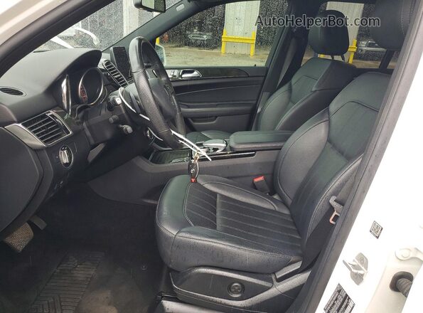 4JGDA5JB2HA994731 2017 MERCEDES-BENZ GLE White Вид салону спереду