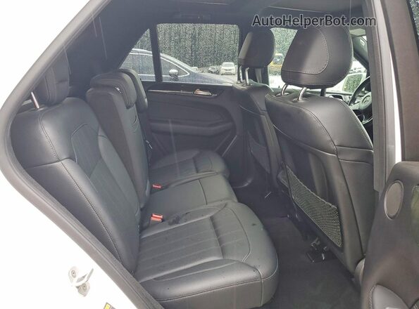 4JGDA5JB2HA994731 2017 MERCEDES-BENZ GLE White Вид задньої частини салону