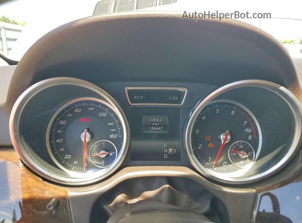 4JGDA5JB3GA788686 2016 MERCEDES-BENZ GLE Silver Widok zestawu wskaźników