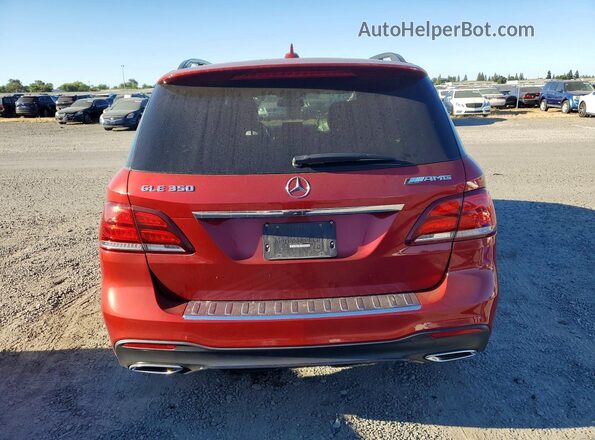 4JGDA5JB3JB045897 2018 MERCEDES-BENZ GLE Burgundy Հետևի տեսք