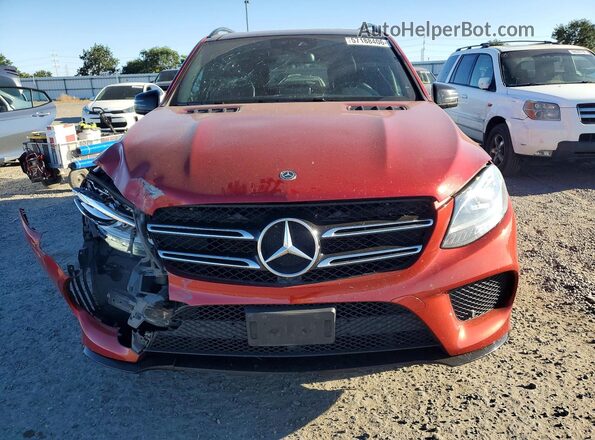 4JGDA5JB3JB045897 2018 MERCEDES-BENZ GLE Burgundy Դիմացի տեսք