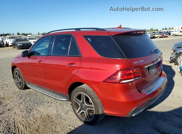 4JGDA5JB3JB045897 2018 MERCEDES-BENZ GLE Burgundy Հետևի ձախ