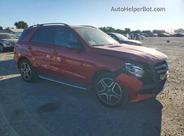 4JGDA5JB3JB045897 2018 MERCEDES-BENZ GLE Burgundy Առջևի աջ