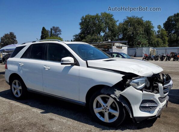 4JGDA5JB3JB126866 2018 MERCEDES-BENZ GLE White Delantero derecho