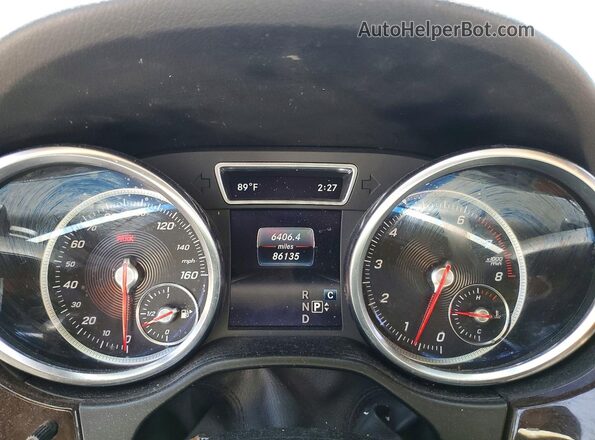 4JGDA5JB3JB126866 2018 MERCEDES-BENZ GLE White Vista del cuadro de instrumentos