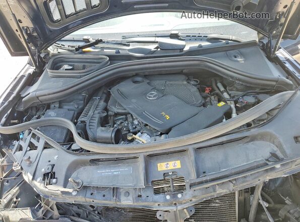 4JGDA5JB3JB146549 2018 MERCEDES-BENZ GLE Синий Вид подкапотного пространства
