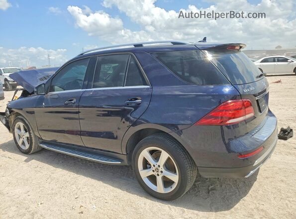 4JGDA5JB3JB146549 2018 MERCEDES-BENZ GLE Синий Задняя левая четверть