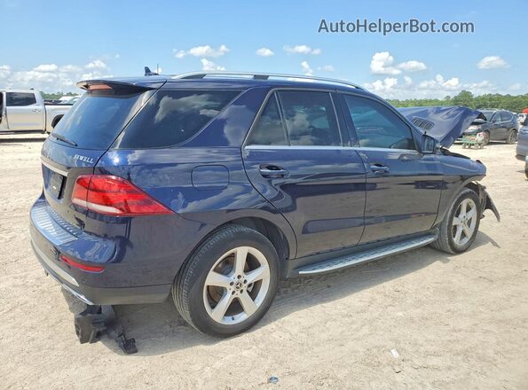 4JGDA5JB3JB146549 2018 MERCEDES-BENZ GLE Синий Задняя правая четверть