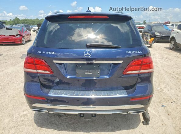 4JGDA5JB3JB146549 2018 MERCEDES-BENZ GLE Синий Вид сзади