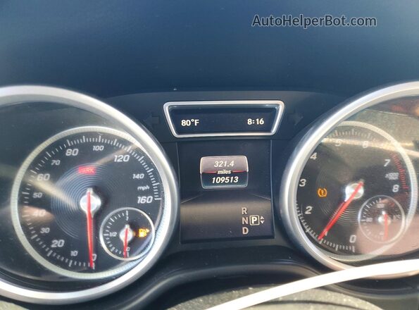 4JGDA5JB4GA658755 2016 MERCEDES-BENZ GLE Gray Vista del cuadro de instrumentos