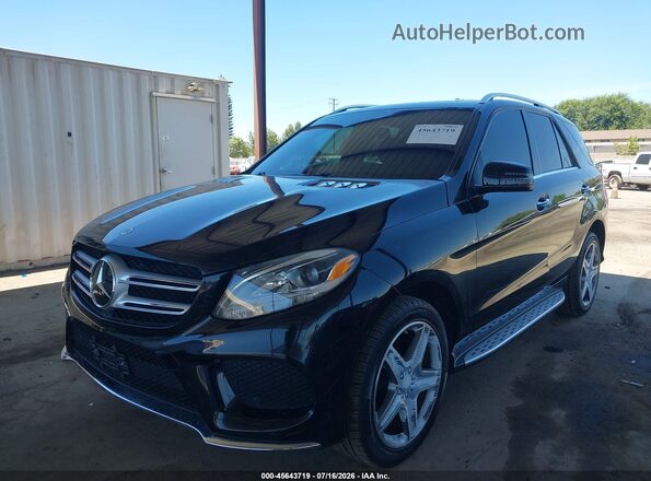 4JGDA5JB4GA787868 2016 MERCEDES-BENZ GLE 350 Black Vista tres cuartos delantera izquierda