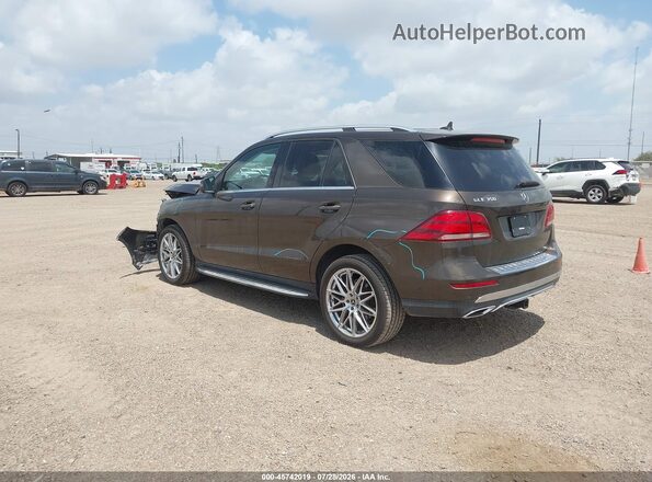 4JGDA5JB4HA926561 2017 MERCEDES-BENZ GLE 350 Black Tył lewy