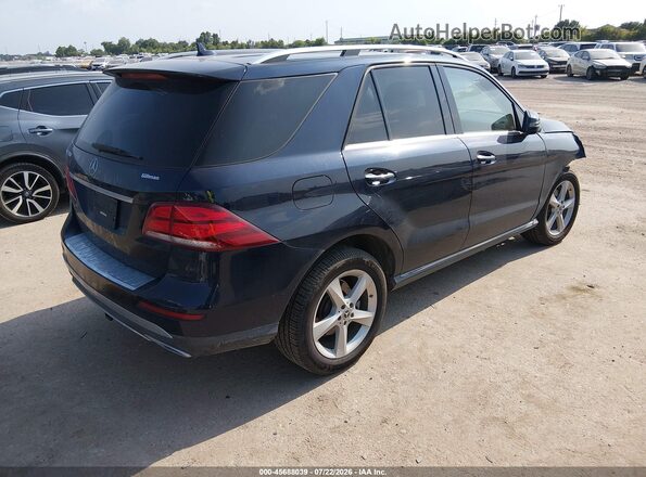 4JGDA5JB4HA933820 2017 MERCEDES-BENZ GLE 350 Синий Задняя правая четверть