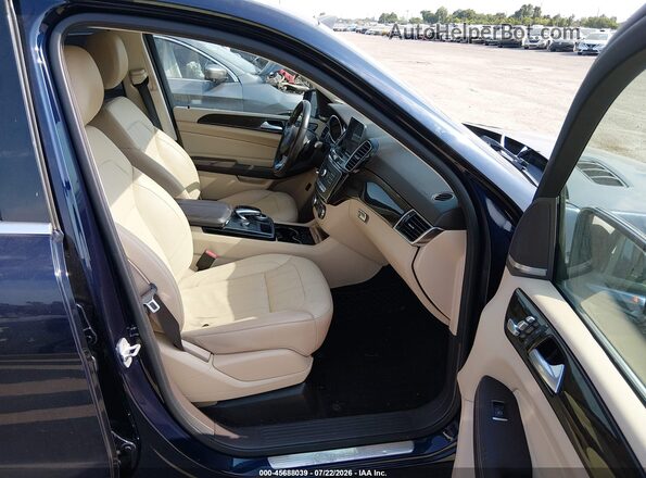 4JGDA5JB4HA933820 2017 MERCEDES-BENZ GLE 350 Синий Вид салона спереди