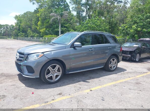 4JGDA5JB4JB060795 2018 MERCEDES-BENZ GLE 350 Серебряный Передняя левая четверть