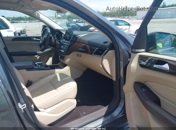 4JGDA5JB4JB060795 2018 MERCEDES-BENZ GLE 350 Серебряный Вид салона спереди