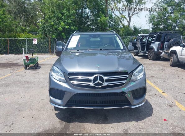 4JGDA5JB4JB060795 2018 MERCEDES-BENZ GLE 350 Серебряный Вид щитка приборов