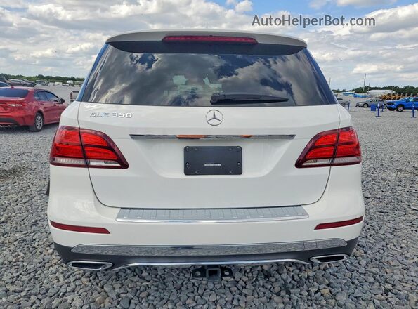 4JGDA5JB4JB061963 2018 MERCEDES-BENZ GLE White Вид ззаду