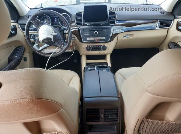 4JGDA5JB4JB061963 2018 MERCEDES-BENZ GLE White Вид панелі приладів