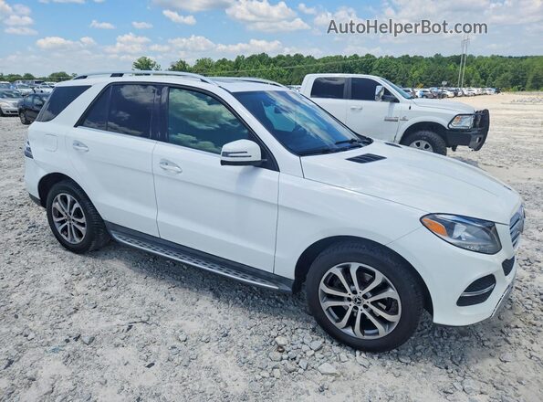 4JGDA5JB4JB080755 2018 MERCEDES-BENZ GLE White Передня права чверть