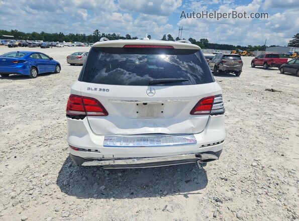 4JGDA5JB4JB080755 2018 MERCEDES-BENZ GLE White Вид ззаду