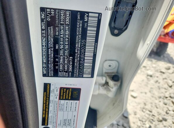 4JGDA5JB4JB080755 2018 MERCEDES-BENZ GLE White Вид підкапотного простору