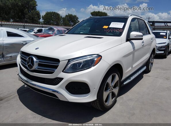 4JGDA5JB4JB146303 2018 MERCEDES-BENZ GLE 350 White Передня ліва чверть