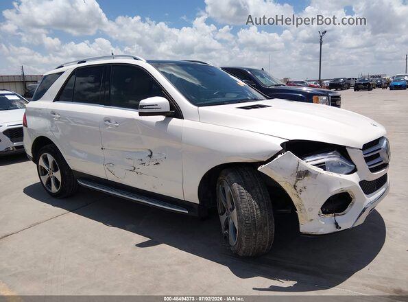 4JGDA5JB4JB146303 2018 MERCEDES-BENZ GLE 350 White Вид спереду