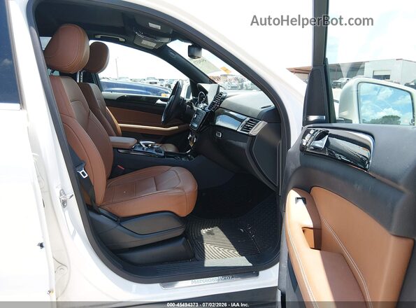4JGDA5JB4JB146303 2018 MERCEDES-BENZ GLE 350 White Вид салону спереду