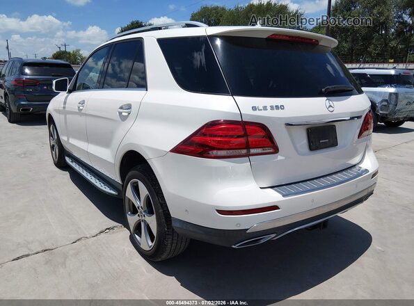 4JGDA5JB4JB146303 2018 MERCEDES-BENZ GLE 350 White Задня ліва чверть