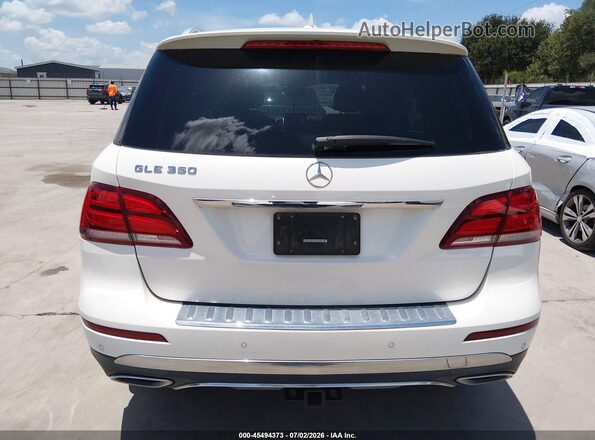 4JGDA5JB4JB146303 2018 MERCEDES-BENZ GLE 350 White 